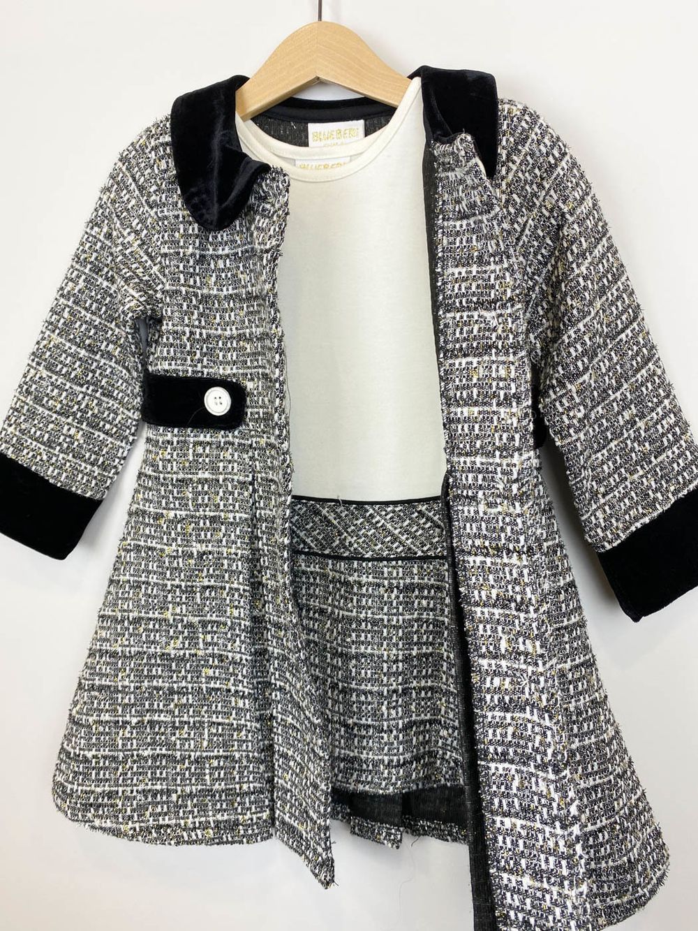 Платье и пальто Bluberi Gold