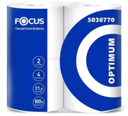 Туалетная бумага "Focus Optimum" Артикул 5036770, 2-сл, 22м.