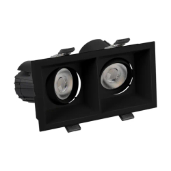 Светильник MS-FLOW-BUILT-S157x85-2x12W Warm3000 (BK, 15 deg, 230V) (Arlight, IP20 Металл, 5 лет) 055925