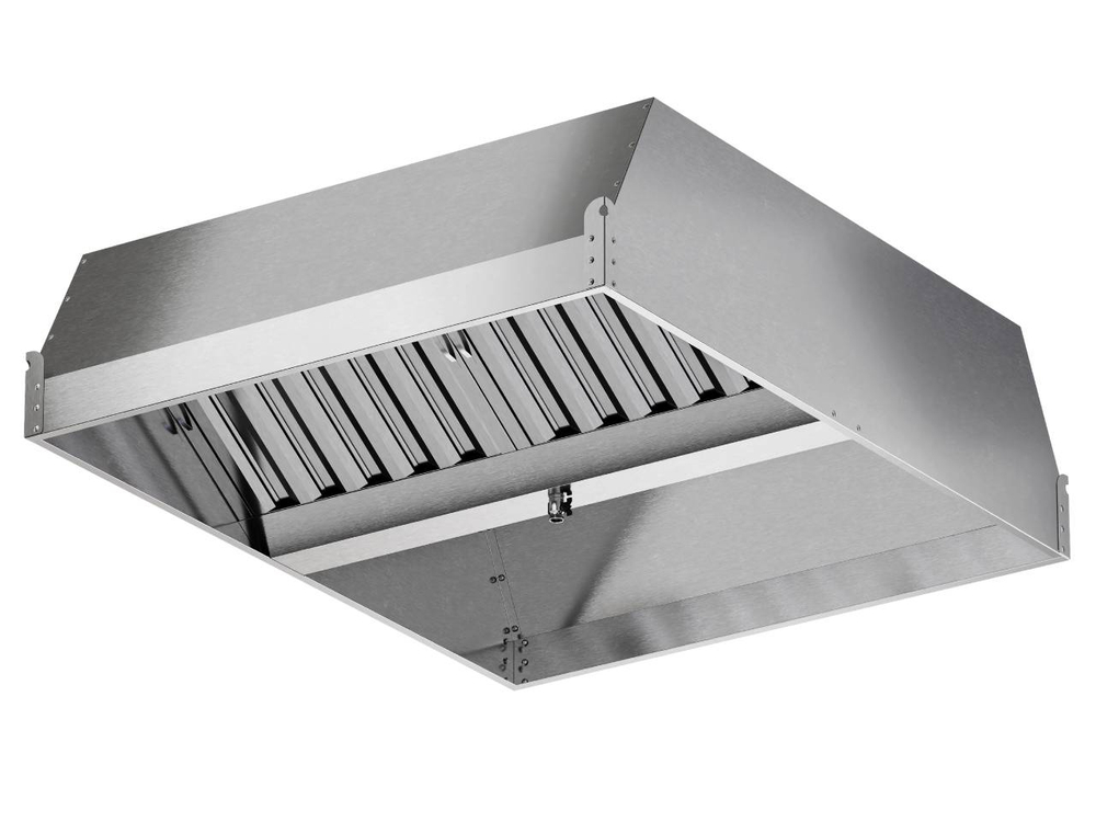 Зонт нержавеющий островной ЗВН 04 ,1800х1700х400