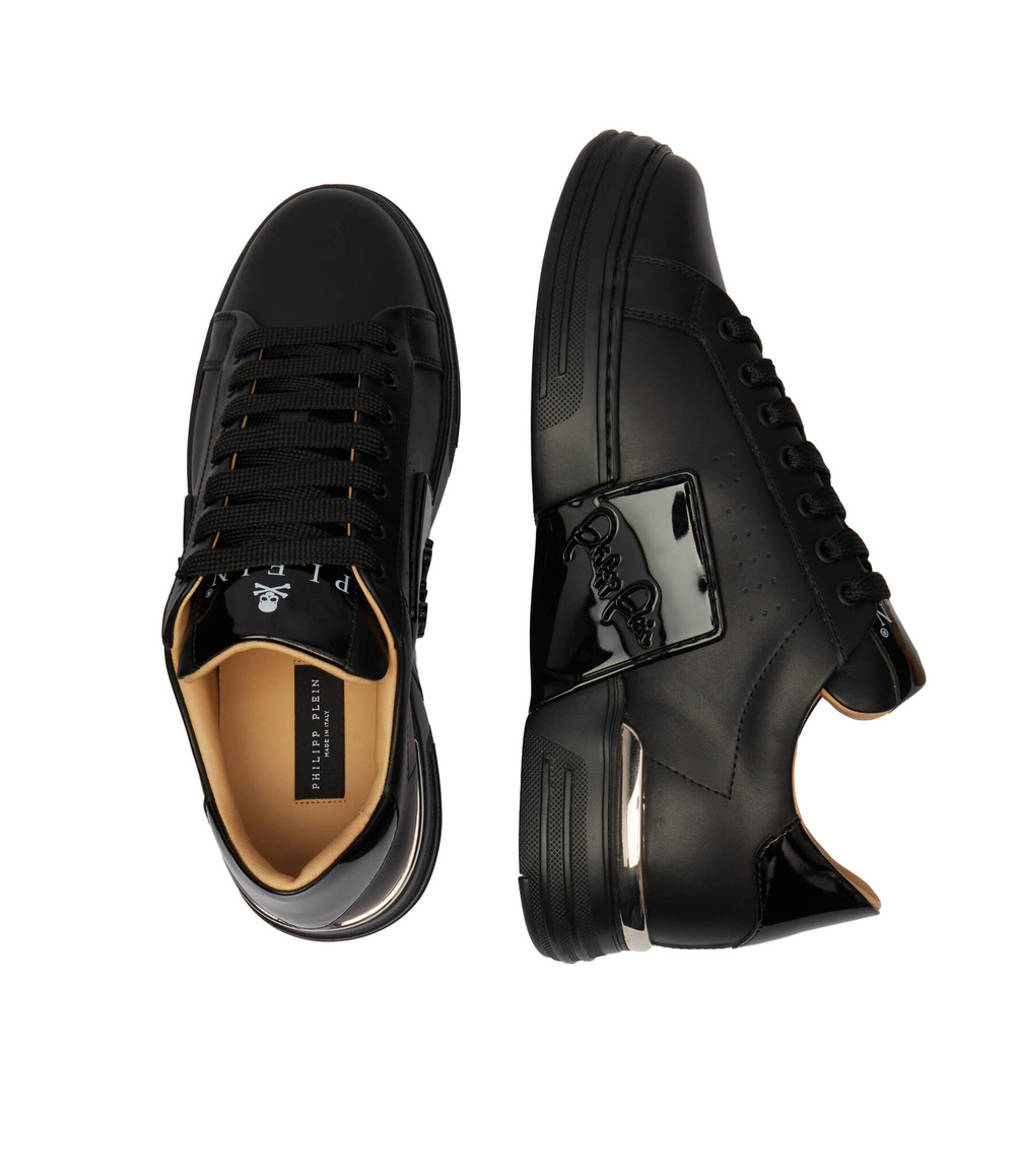 Кожаные кроссовки hexagon Philipp Plein - черный(USC0565 PLE025N)