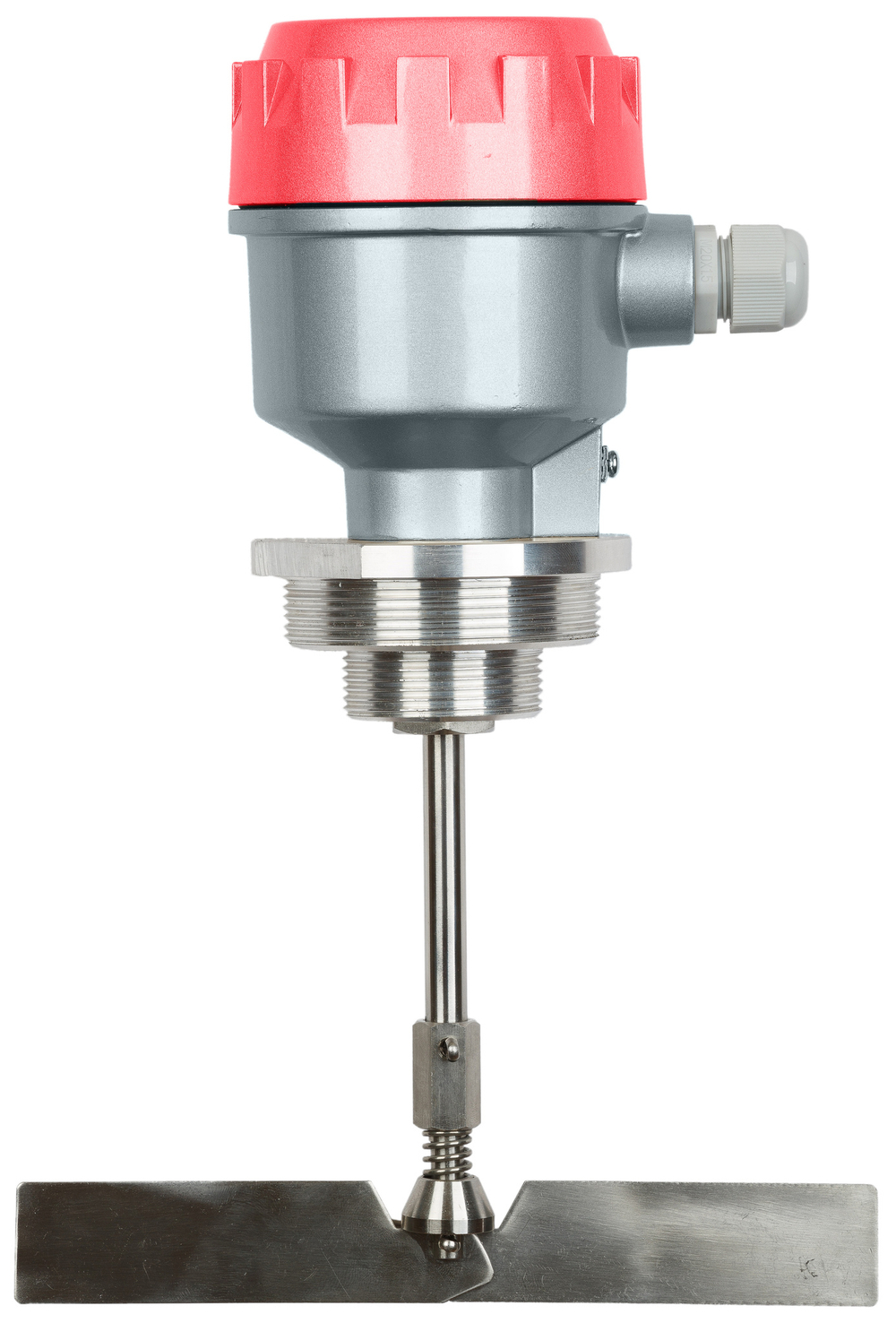 Механический ротационный датчик уровня сыпучих материалов INNOLEVEL в алюм. корпусе, взрывозащ. ТР ТС 012/2011, -40 +80 С, Рmax=0.8 bar, 24 VAC, IP66, лопасть складная двухсторонняя