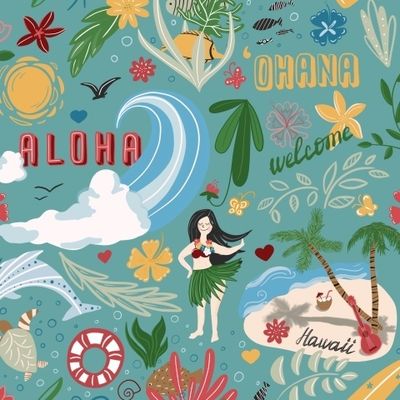 Aloha Hawaii retro