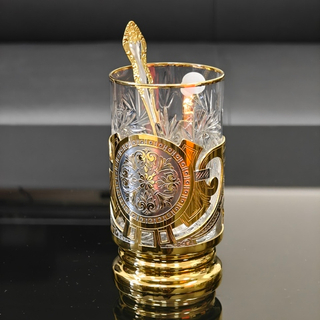 Подстаканник "Узорный" златоустовская гравюра