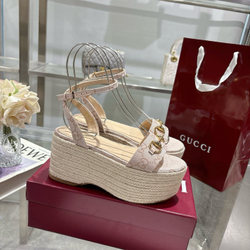Gucci Horsebit Flatform Sandal