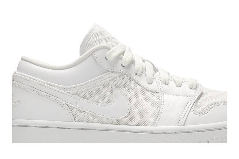 Кроссовки Jordan Air Jordan 1 Low All-White (Женская размерная сетка)