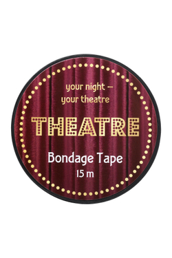 Бондажный скотч TOYFA Theatre, чёрный, 15 м