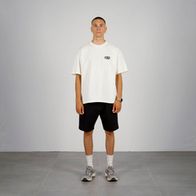 Футболка UNIFORM Heavy Stamp, молочный/черный