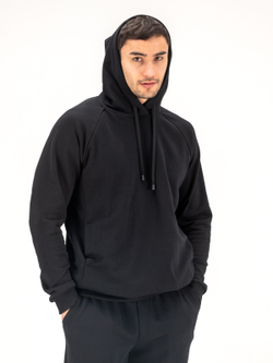 Костюм мужской спортивный(без начеса) черный