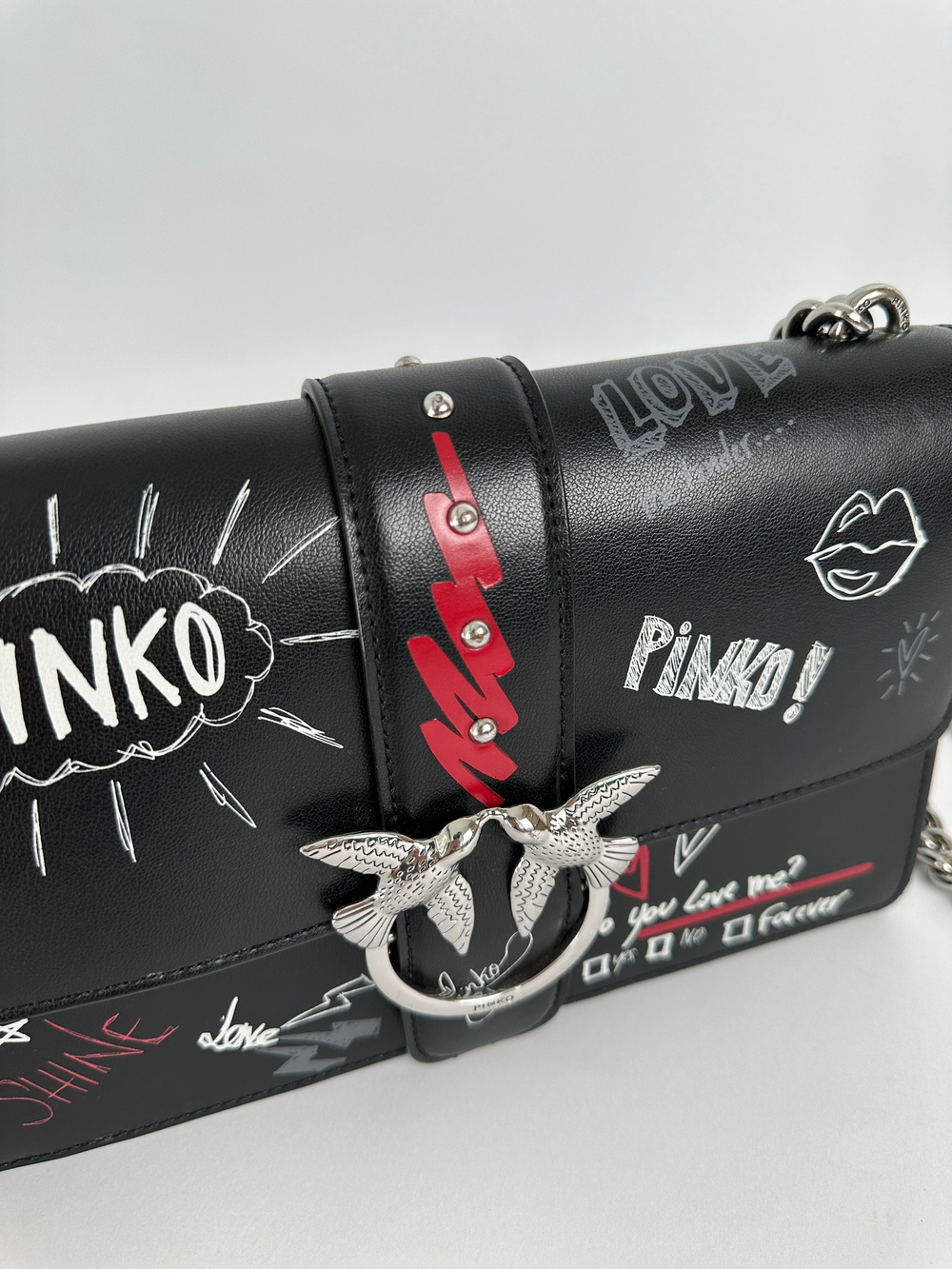 Сумка Pinko Classic Love Graffiti