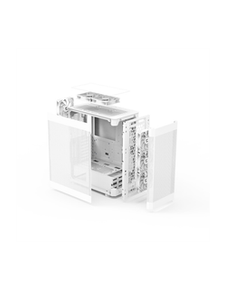 Корпус ZALMAN i4, ATX, WHITE, FRONT MESH, SIDE MESH, 2x3.5", 2x2.5", 1xUSB2.0, 2xUSB3.0, FRONT 3x120mm, REAR 1x120mm, TOP 2x120mm