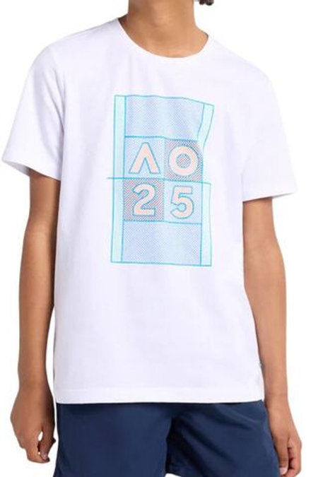 Детская теннисная футболка Australian Open Mitred Neck Dated