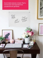 Рамка прозрачная акриловая табличка в офис А4 на держателях