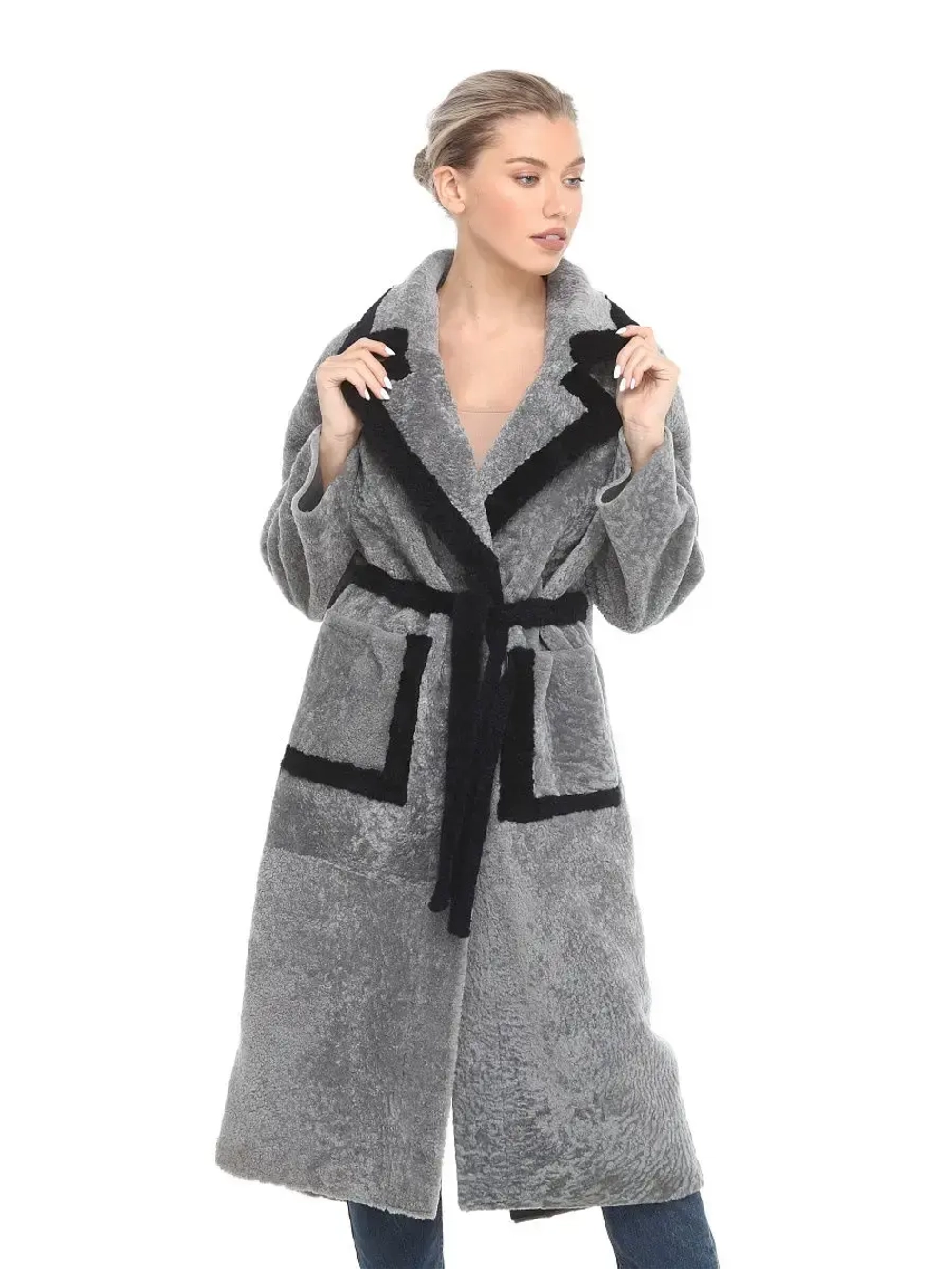 Шуба женская натуральная овчина Турция