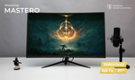 Монитор Mastero 27'' C2723QM, 2K, VA, 165Гц, Curved, чёрный, 8-bit, 2мс, 5000:1, 300 Кд/м2, VESA:100x100, HDMI, DP