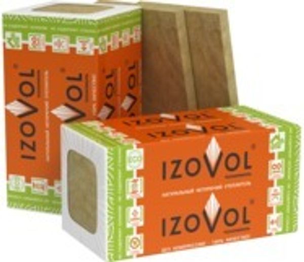 Утеплитель IZOVOL Л-35 1200x600x50/100 каменная вата