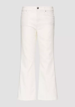 Cropped Jeans / Regular Fit / Mid Rise / Flared Leg