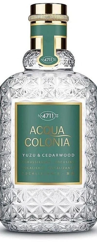 4711 Acqua Colonia Yuzu &amp; Cedarwood Eau de Cologne 100 ml