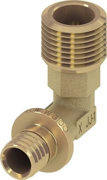 Уголок TECEflex 25x1" НР с наружной резьбой латунный соединительный (арт. 767526)