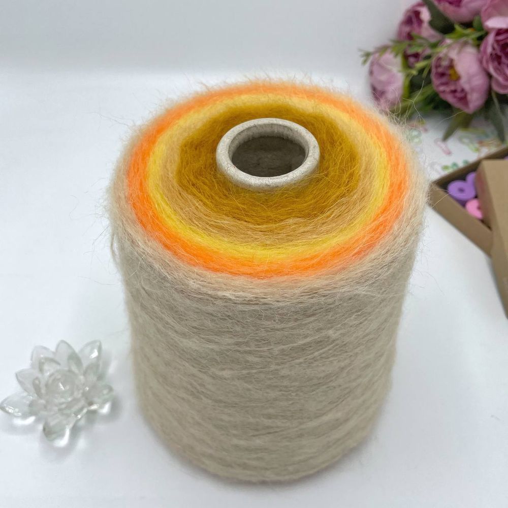 Набор № 12 мохер на конусе, разные цвета