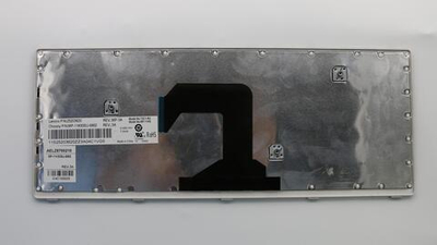 Клавиатура для ноутбука Lenovo U410 раскладка - русская, без подсветки, серая (25203680), оригинал