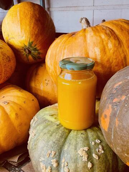 Тыквенный сок с сахаром