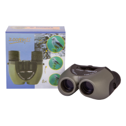 Бинокль Konus Zoomy-25 8–17x25 — упаковка и бинокль
