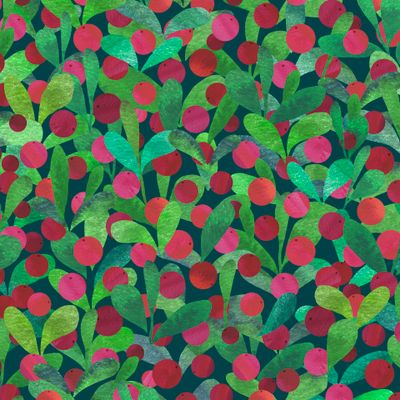 красные ягоды