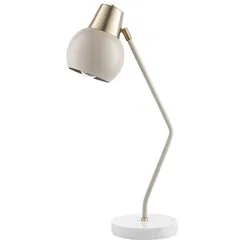 Лампа настольная rond, D18х59 см, бежевая