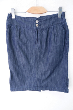 Юбка Oodji из джинсовой ткани 44 размер