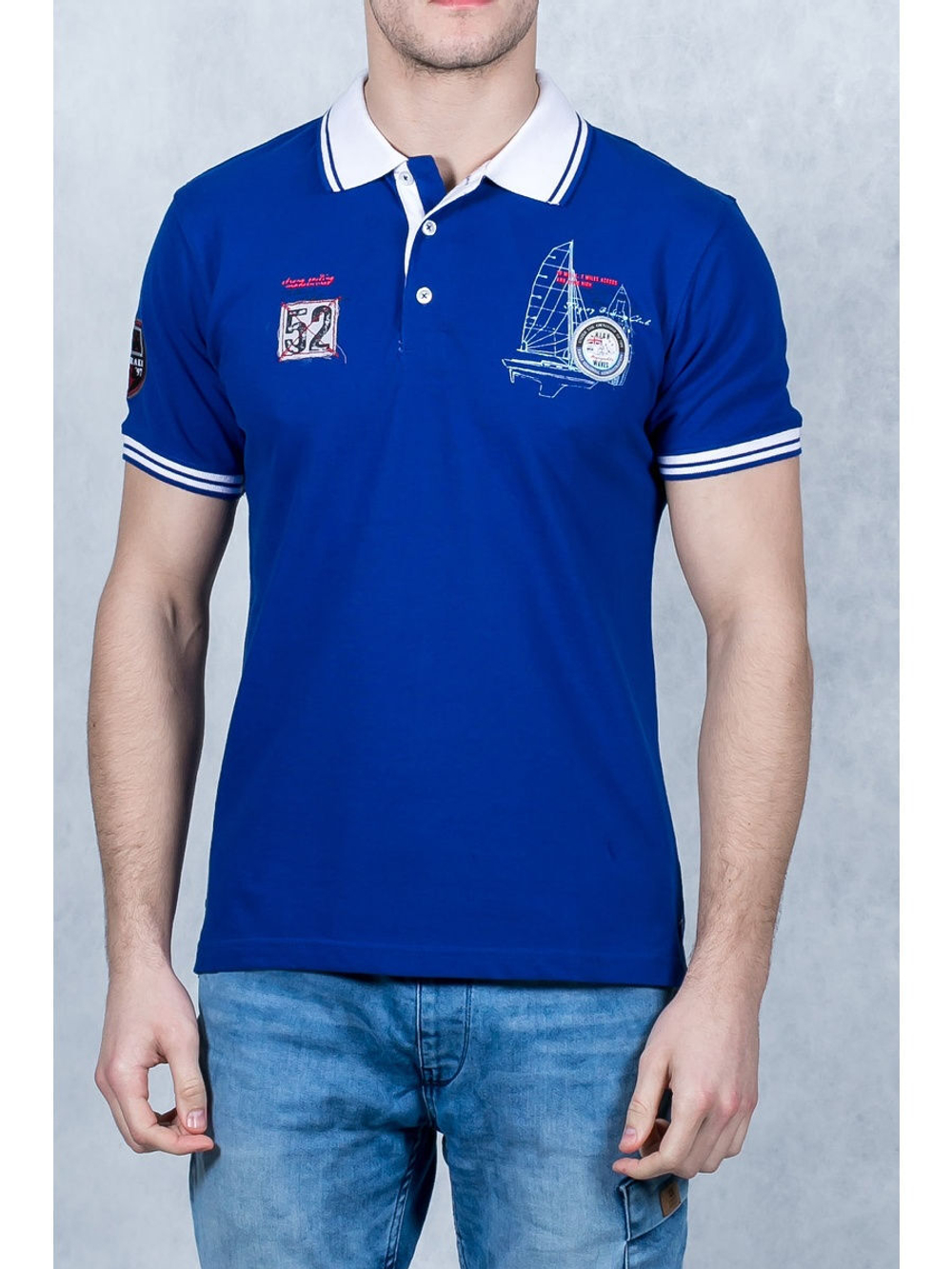 Рубашка-поло мужская Tailor&Son, синий 550592