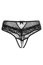 Эротические трусики с жемчужной нитью Joan (Размер: 46-48) (Цвет: белый)