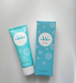 Пенка для умывания лица ENOUGH W Collagen Pure Shining Foam Cleansing с коллагеном