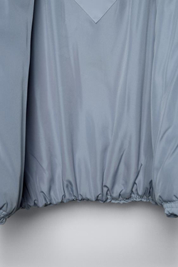 ZARA СТЕГАНАЯ КУРТКА ИЗ ПРОРЕЗИНЕННОЙ ТКАНИ, ЛАВАНДОВЫЙ