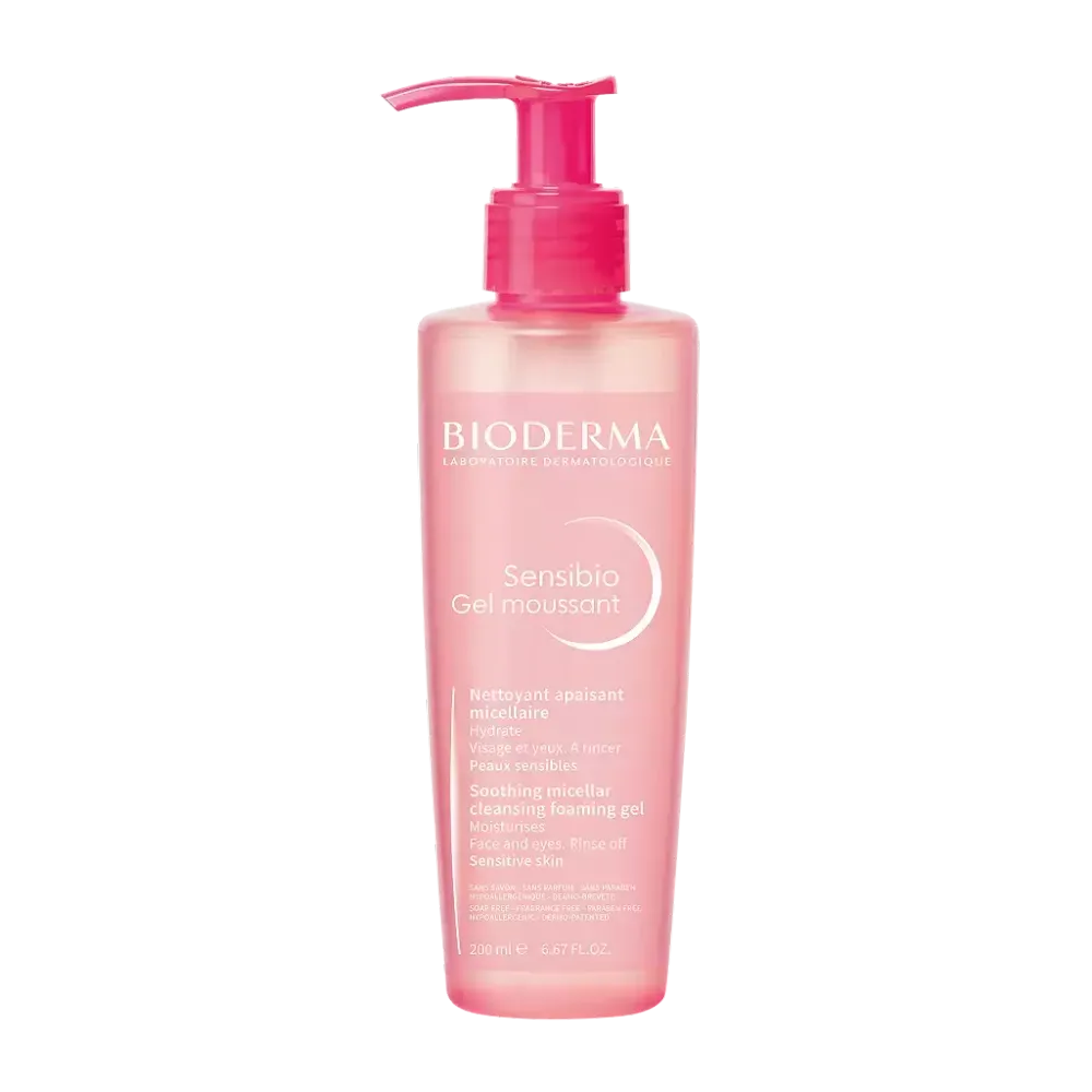 Очищающий гель для умывания Bioderma Sensibio Gel Moussant Soothing Micellar Cleansing Foamong Gel 200 мл