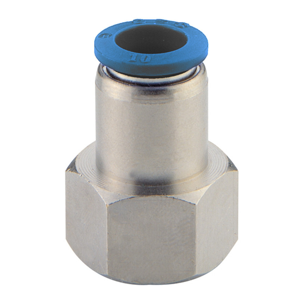 Гайка быстросъемная 10мм резьба 1/2" (никель)