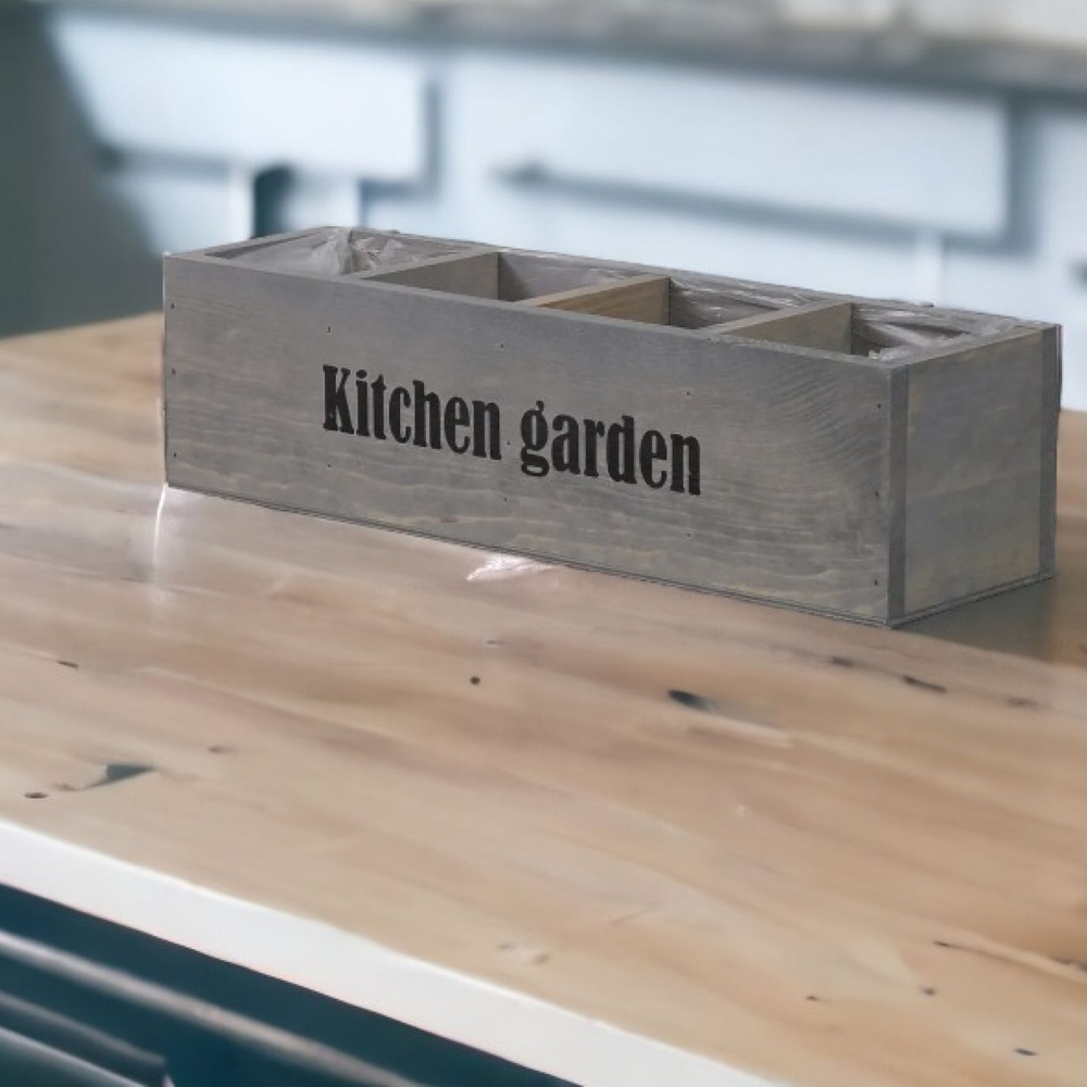 Органайзер, 44х12х13, Флоутард, для хранения вещей, кухни, для специй и ванны, деревянный, в голландском стиле, графит, Dipriz