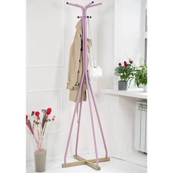 Вешалка напольная Галилео 218 розовый/шимо
