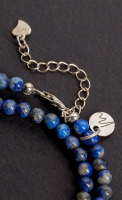 ХХХ Браслет "Memo about Wealth" двойной из природного лазурита