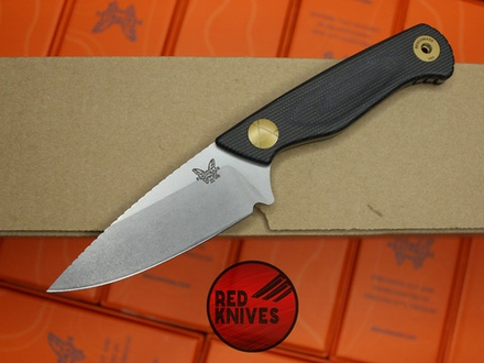 Нож Benchmade Dacian - черная микарта, клинок стоунвош