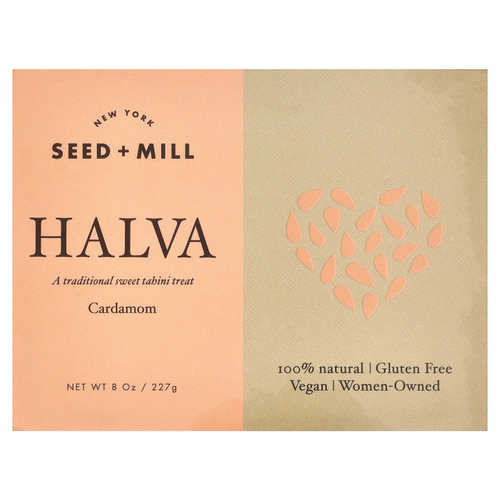 Seed + Mill, халва, кардамон, 227 г (8 унций)