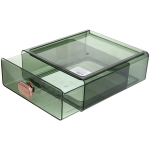 Органайзер выдвижной для хранения «ЛАМИНГТОН», цвет бирюзово-зелёный, 21*20*8см