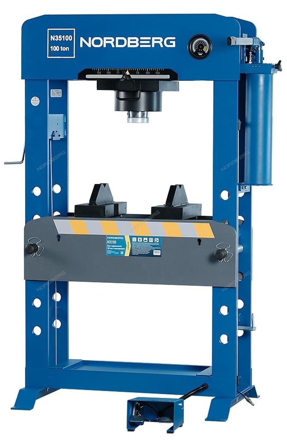 NORDBERG (N35100) Гидравлический пресс PRO, 100 т, пневмопривод