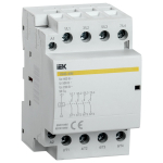 Контактор модульный КМ40-40М AC/DC 40А 4 полюса 4НО катушка 230В ИЭК 3 модуля MKK21-40-40