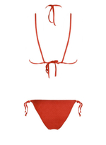 Раздельный купальник: лиф-триангул с декором и низкие плавки (Размер: B/M) (Цвет: синий)