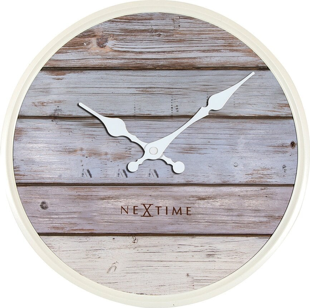 Настенные часы nextime plank, дерево · арт. fabr 3134wi