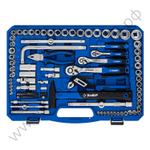 ЗУБР Универсал-142, 142 предм., (1/2″+ 3/8″+ 1/4″), универсальный набор инструмента, Профессионал (27670-H142)