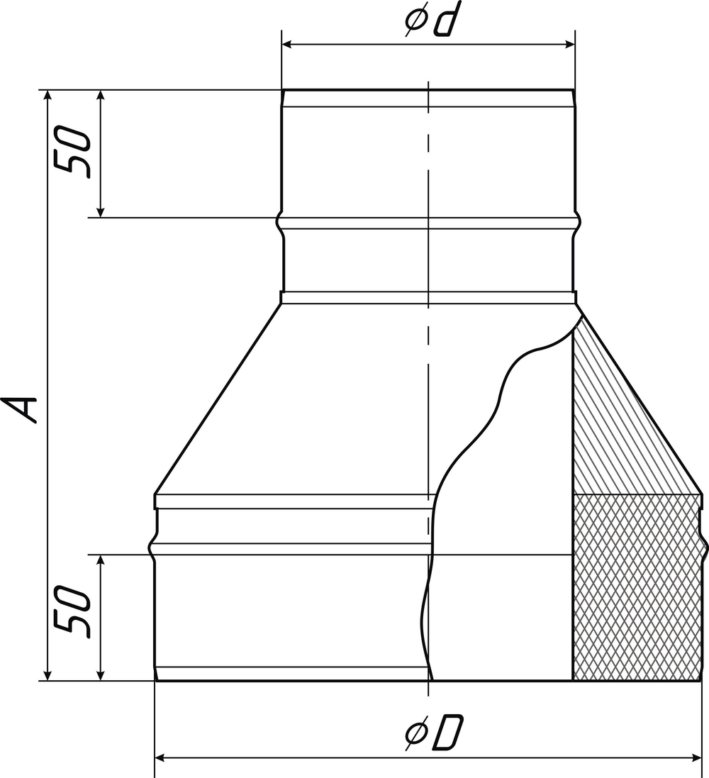 Старт-сэндвич TMF ф120/220, 0,5мм, н/н