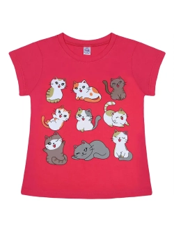 Футболка для школы.девочка.набор 3 шт