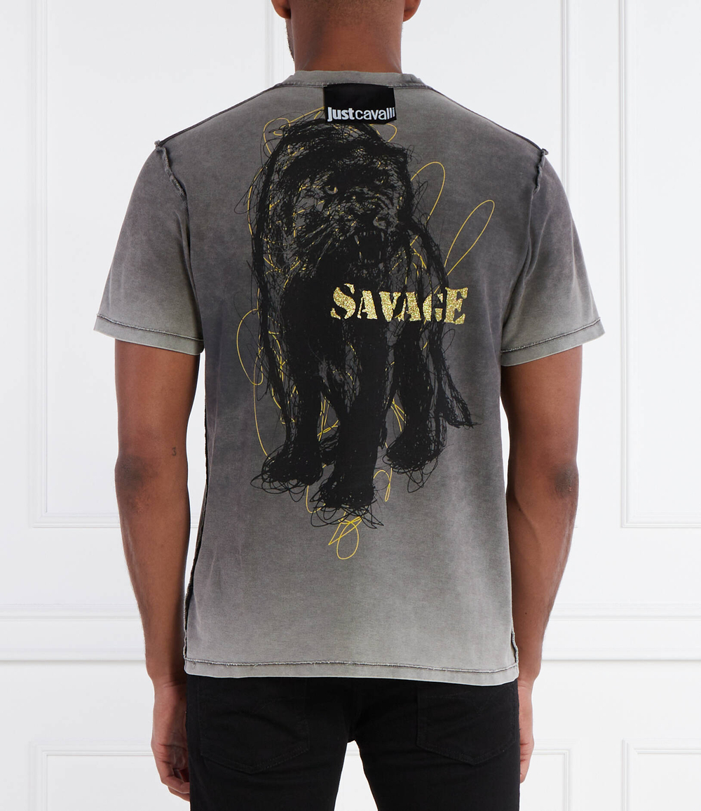 Двухсторонняя футболка Just Cavalli - серый(76OAHE06CJW14)